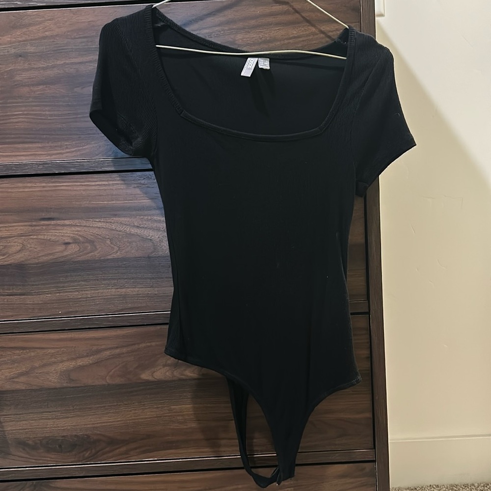 ASOS square neck ribbed bodysuit